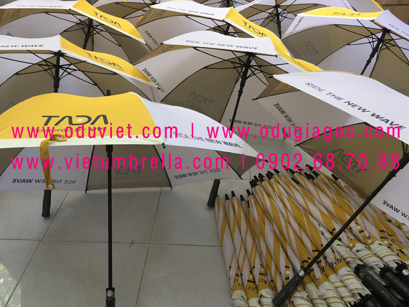xưởng sản xuất ô dù cầm tay in logo quảng cáo